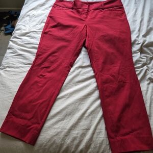The Limited Bold Red Trousers Exact Stretch